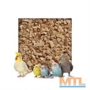 20 kg Buchenholzgranulat Vogelsand Bodengrund Terrariensand Einstreu Terrarium Grob 3,0 - 10 mm