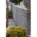 Naturstein Palisade Granit Hellgrau 100 x 25 x 10 cm 30 Stück