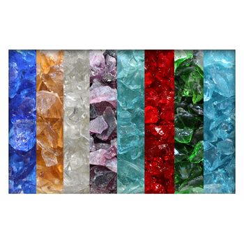 5 kg Glassplitt verschiedene Farben 10/20 mm
