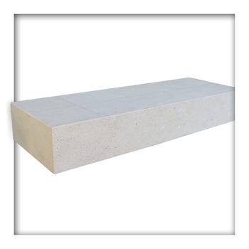 Naturstein Sandstein Blockstufe Beige/Gelblich 15 x 35 x 50 - 200 cm Stufe