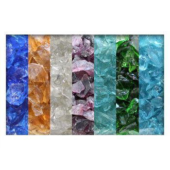20 kg Glassplitt Glasbruch Glassteine Glas Splitt Deko verschiedene Farben
