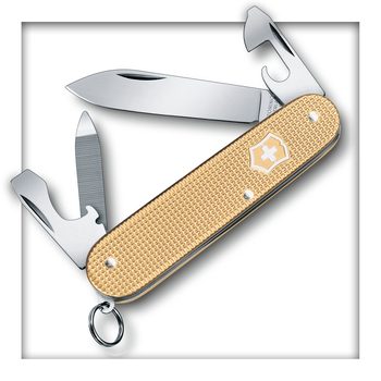 Victorinox Cadet, 84 mm, Alox Limited Edition 2019, Champagner-Gold