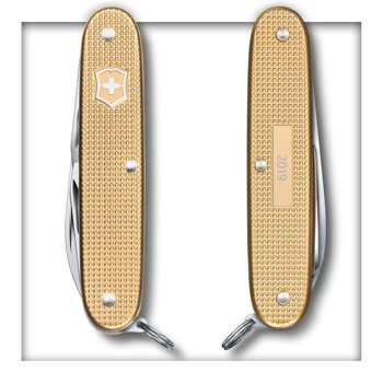 Victorinox Pioneer, 93 mm, Alox Limited Edition 2019, Champagner-Gold 