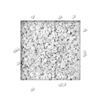 Marmorsplitt Carrara Weiss 22/30 mm 980 kg (BigBag)