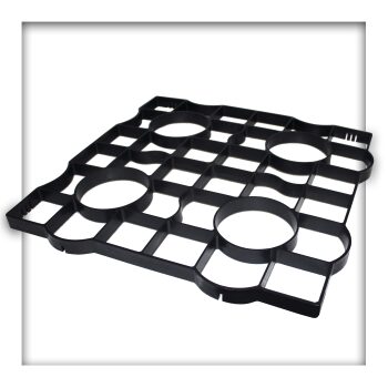 Rasengitter Reitplatzplatten Rasenwaben 50x50x2,5cm Kiesgitter Paddockplatten 160 Stück (40 m²)