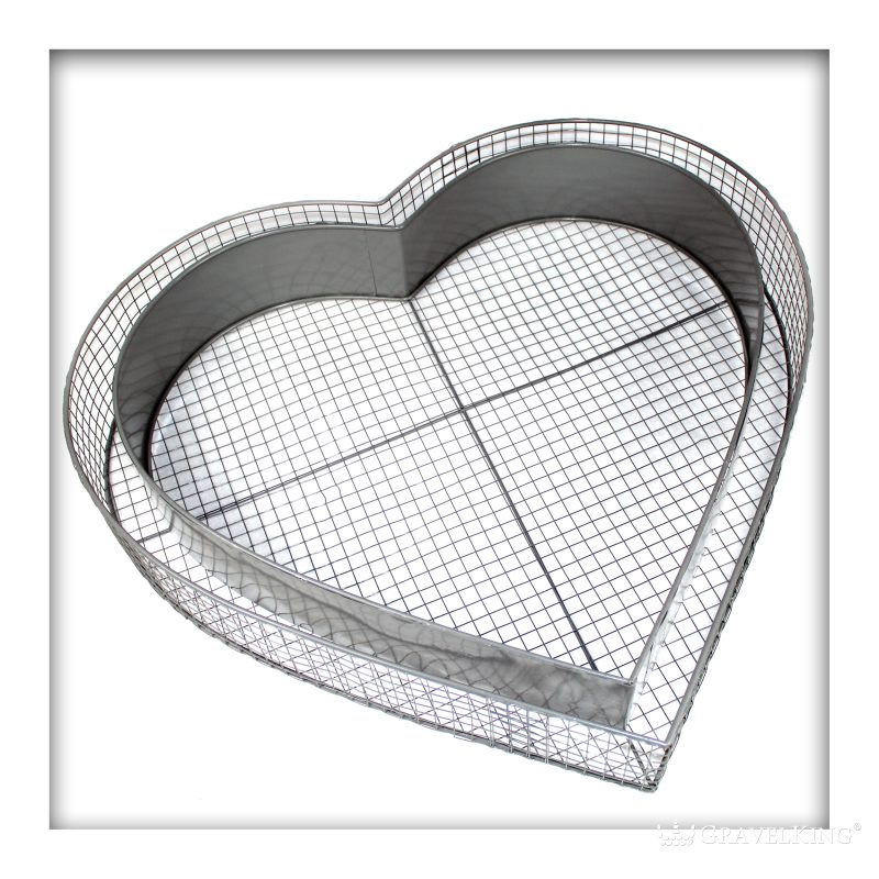 Herz Gitter XXL mit Trennblech Pflanzschale Grabschmuck Grabgestaltun, 74,90 €