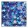 1 kg Glasnuggets Glassteine Muggelsteine Mosaiksteine Tischdeko 17-19 mm Blaumix